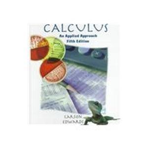 9780395916834: Calculus: An Applied Approach