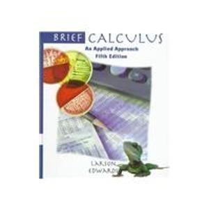 9780395916858: Brief Calculus: Applied App