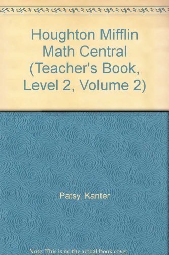 Stock image for MATH CENTRAL 2, VOLUME 2, TEACHER'S BOOK, A RESOURCE FOR PLANNING AND TEACHING for sale by mixedbag
