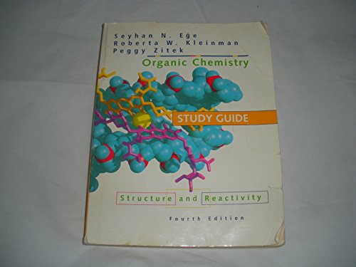 Stock image for Study Guide for Organic Chemistry: Structure and Reactivity for sale by Discover Books