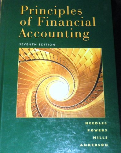 Imagen de archivo de Principles of Financial Accounting a la venta por ThriftBooks-Atlanta