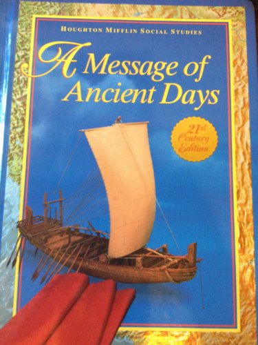A Message of Ancient Days (9780395930656) by Armento, Beverly J.