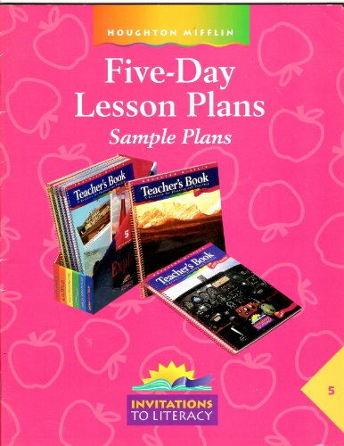 Beispielbild fr Five Day Lesson Plans Sample Plans (Level 5) zum Verkauf von Better World Books