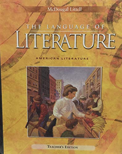 9780395931882: Title: American Literature Teachers Edition The Language