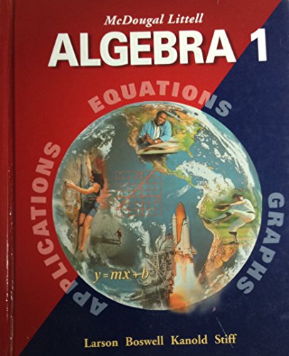 Stock image for McDougal Littell Algebra 1: Applications, Equations, Graphs for sale by Orion Tech