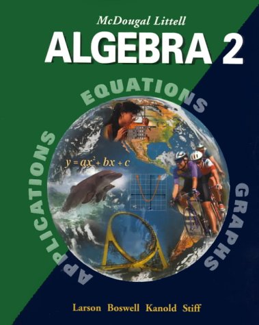 9780395937785: McDougal Littell Algebra 2: Student Edition 2001: Mcdougal Littell High School Math