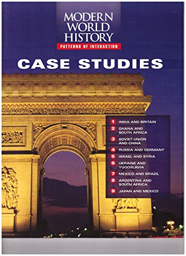 Beispielbild fr Modern World History, Patterns Of Interaction: Teacher's Case Studies Manual (1999 Copyright) zum Verkauf von ~Bookworksonline~