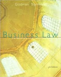 Stock image for Business Law Fifth Edition for sale by Wonder Book