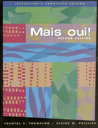 9780395956014: Mais Oui Second Edition Instructor's Annotated Edition
