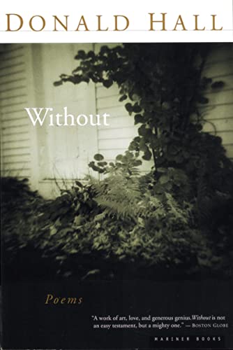 Stock image for WITHOUT: POEMS for sale by WONDERFUL BOOKS BY MAIL