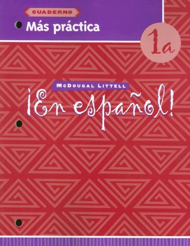 Beispielbild fr En espaol!: Ms prctica (cuaderno) Level 1A (Spanish Edition) zum Verkauf von Gulf Coast Books