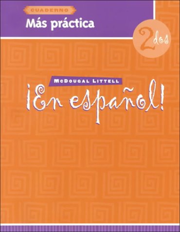Stock image for En espaol!: Ms prctica (cuaderno) Level 2 (Spanish Edition) for sale by GF Books, Inc.