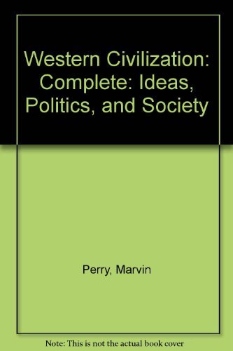 9780395959350: Western Civilization : Ideas, Politics, and Society: Complete Edition