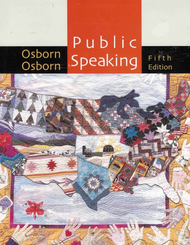 9780395960486: Public Speaking (Speech Communication) Fifth Edition