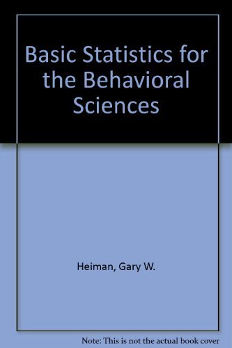 Stock image for Basic Statistics for the Behavioral Sciences for sale by Decluttr