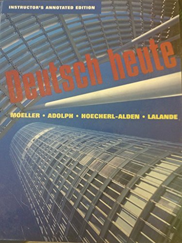 Imagen de archivo de Deutsch heute, Grundstufe, Seventh Edition a la venta por HPB-Red