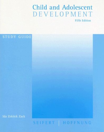 Stock image for Study Guide for Seifert/Hoffnung's Child and Adolescent Development, 5th for sale by HPB-Red