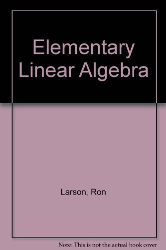 9780395967195: Elementary Linear Algebra