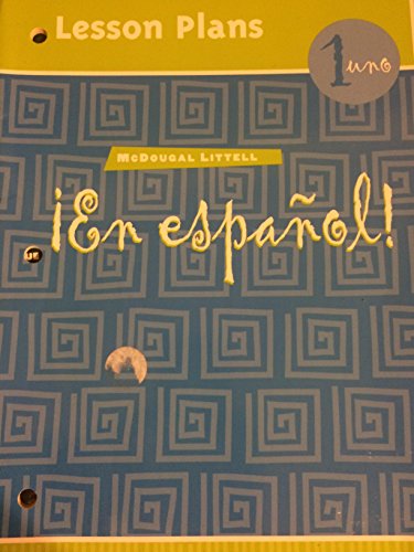 En Espanol! Lesson Plans, Level 1 (9780395967706) by Mcdougal Littel