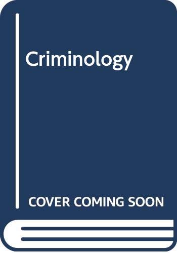 Stock image for Criminology for sale by HPB-Red