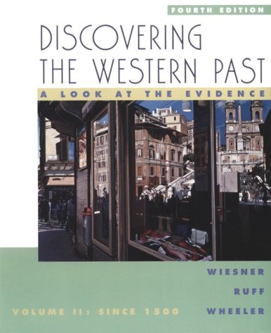 9780395976142: Discovering the Western Past : A Look at the Evidence : Since 1500