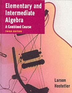 9780395976326: Elementary and Intermediate Algebra: A Combined Course
