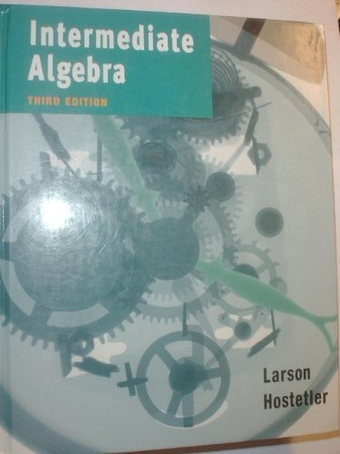 Stock image for Intermediate Algebra Third Edition for sale by Anderson Book