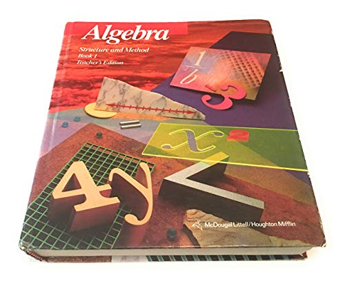 9780395977231: Algebra: Structure and Method, Book 1, Teacher's Edition