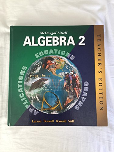 9780395978900: Algebra 2: Applications, Equations, Graphs