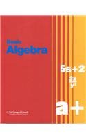 9780395980026: Basic Algebra (McDougal Littell Brown Algebra)