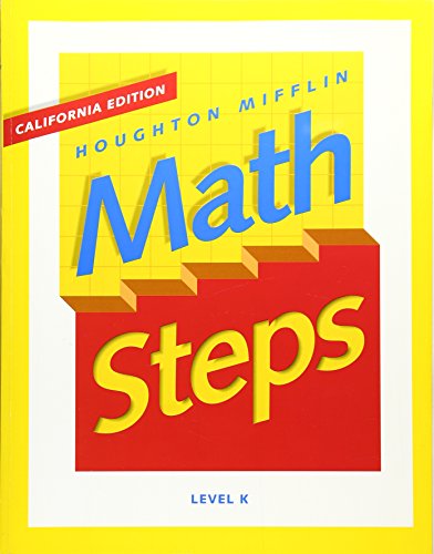 Math Steps Level K (California Edition) (9780395980101) by Black, Judy Currant; Evans, Richard; Porter,Mary K.