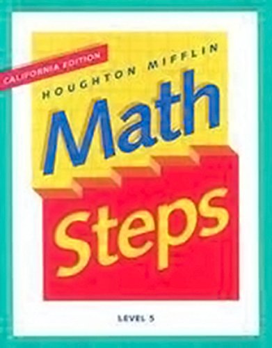 Imagen de archivo de Houghton Mifflin Math Steps: Student Edition Level 5 2000 a la venta por Goodwill