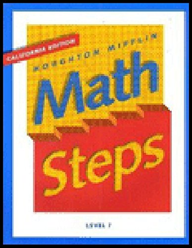 Beispielbild fr Houghton Mifflin Math Steps: Student Edition Level 7 2000 zum Verkauf von ThriftBooks-Atlanta