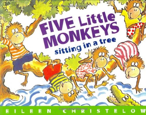 Beispielbild fr Five Little Monkeys Sitting in a Tree zum Verkauf von Wonder Book