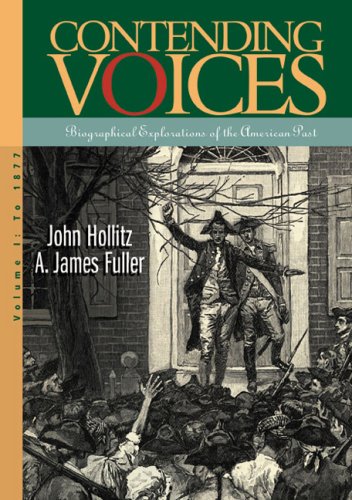 9780395980682: Contending Voices: To 1877: v. 1