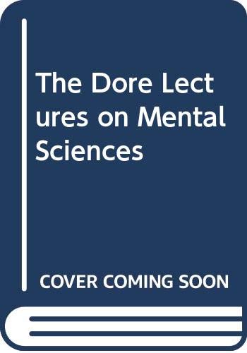 Stock image for The Dor� Lectures on Mental Sciences for sale by Wonder Book