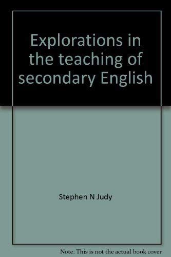 9780396068969: Explorations in the teaching of secondary English: A source book for experimental teaching