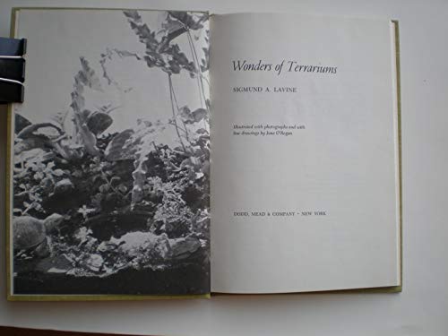 9780396074885: Wonders of terrariums (Dodd, Mead wonders books)