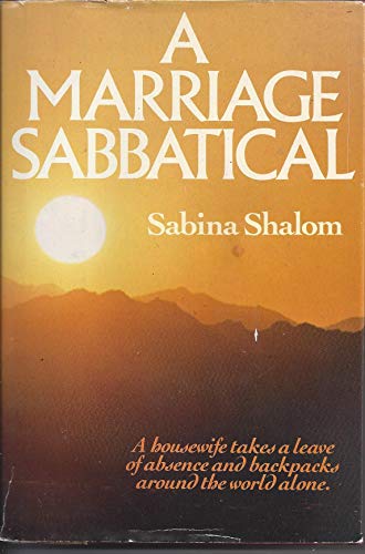 Beispielbild fr A Marriage Sabbatical zum Verkauf von Wonder Book