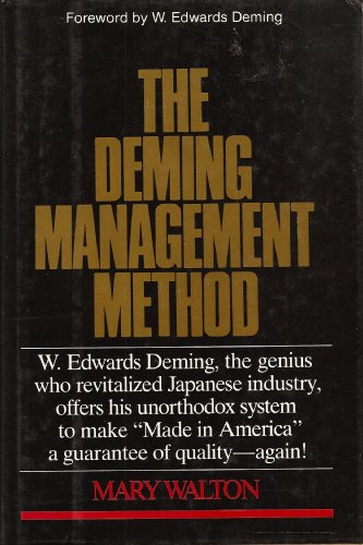 Stock image for The Deming Management Method for sale by NWJbooks