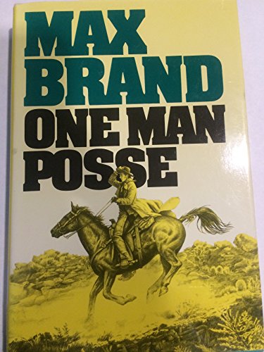 Stock image for One Man Posse (Silver Star Western) for sale by Wonder Book