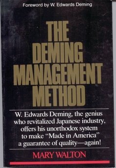 Beispielbild fr Deming Management Method zum Verkauf von Better World Books