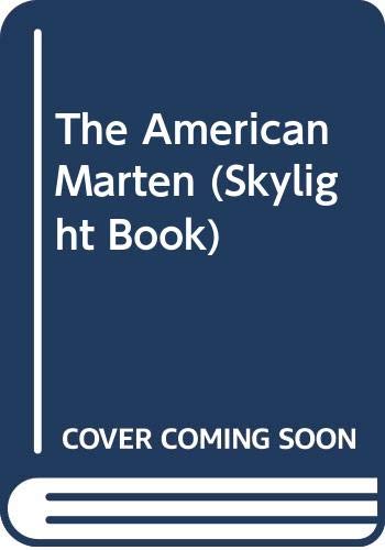 Beispielbild fr The American Marten zum Verkauf von Better World Books