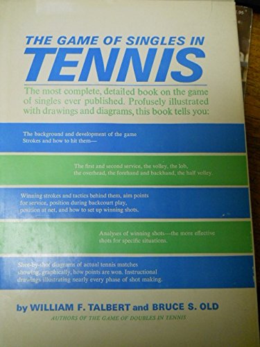 Beispielbild fr The Game of Singles in Tennis zum Verkauf von Willis Monie-Books, ABAA