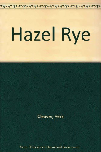 Stock image for Hazel Rye for sale by Better World Books