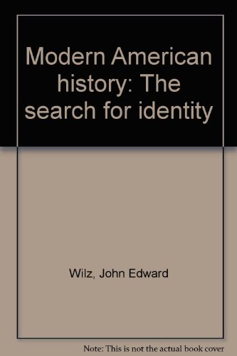 9780397402656: Modern American history: The search for identity