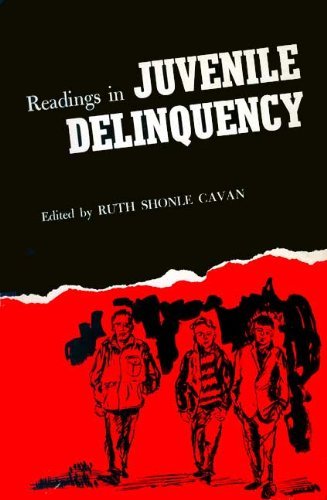 Imagen de archivo de Readings in juvenile delinquency. a la venta por Better World Books