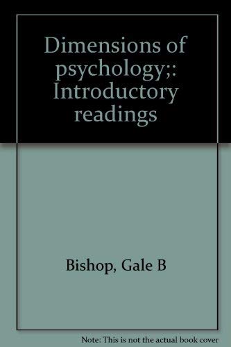 Stock image for Dimensions of Psychology: Introductory Readings for sale by BookDepart