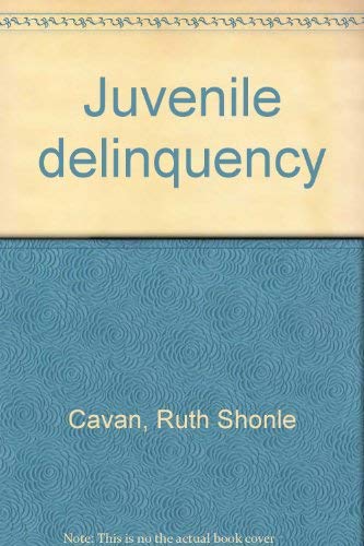 Imagen de archivo de Juvenile delinquency a la venta por POQUETTE'S BOOKS