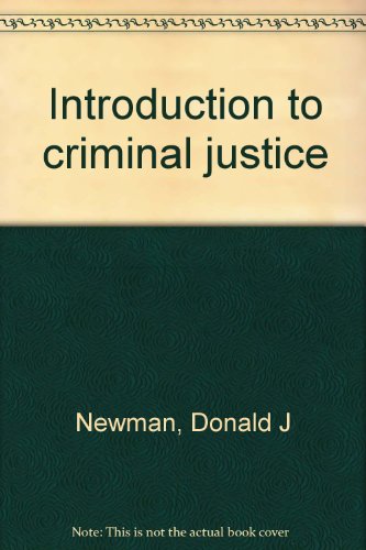 9780397473243: Title: Introduction to criminal justice